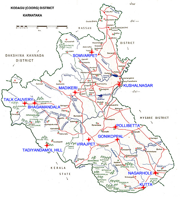 Coorg In Karnataka Map Map - Coorg News